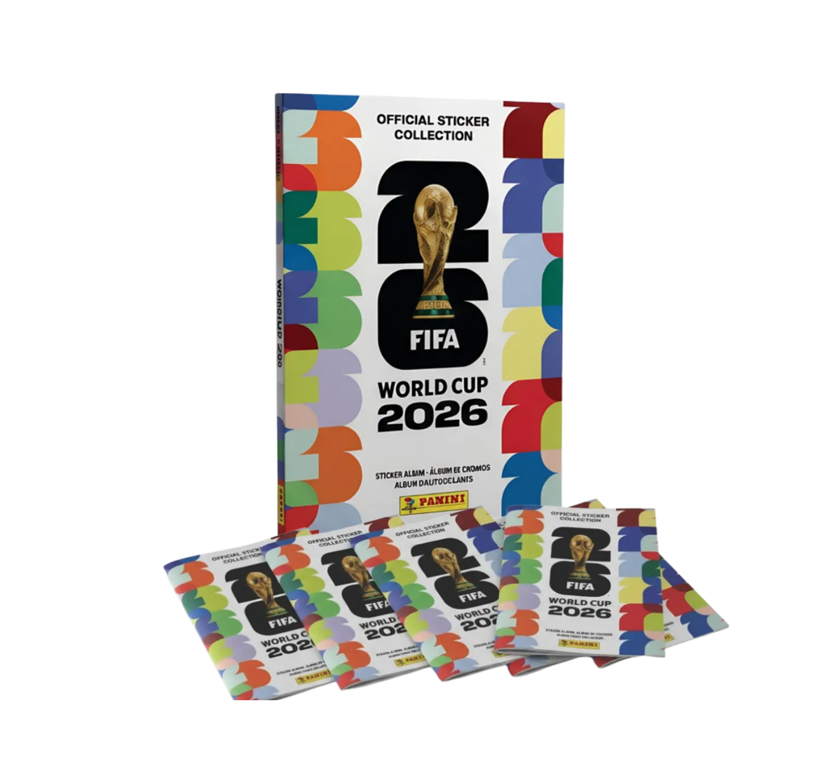 Álbum Oficial Panini Copa do Mundo 2026 (Capa Dura) + 15 pacotes de figurinhas